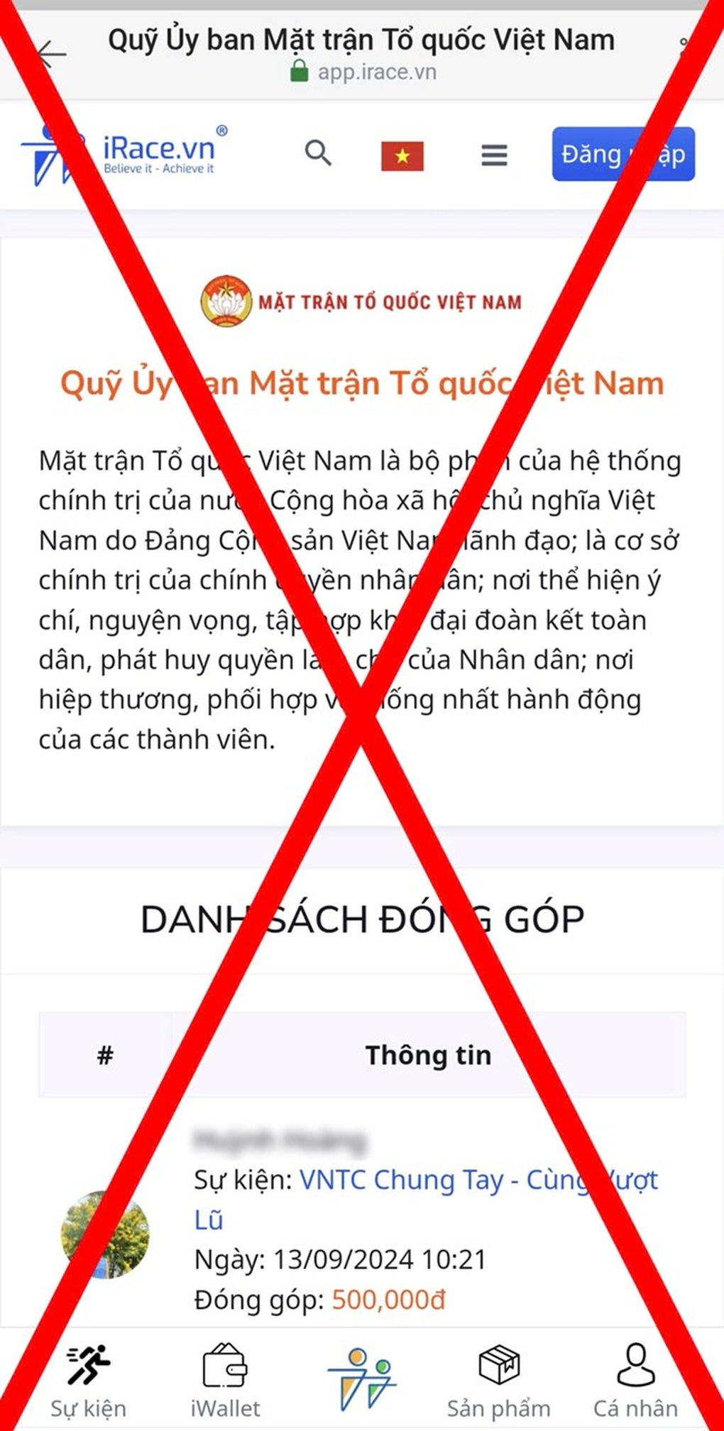 Nhiều website, trang tin giả mạo MTTQ Việt Nam để kêu gọi ủng hộ đồng bào - 2