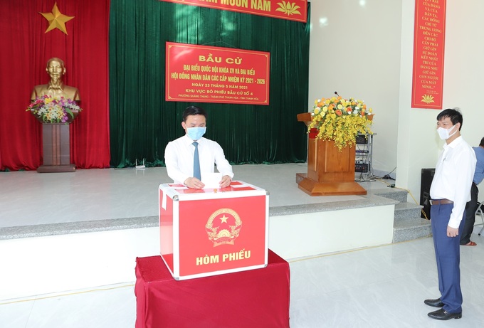 Thanh Hoá: Công bố kết quả bầu cử ĐBQH và ĐB HĐND các cấp, nhiệm kỳ 2021 – 2026. - Ảnh 1.