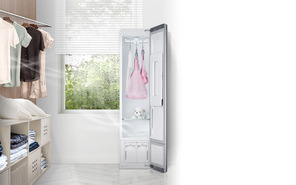 Điểm độc đáo ở tủ chăm sóc quần áo LG Styler: Hút ẩm không gian phòng - 1 Điểm độc đáo ở tủ chăm sóc quần áo LG Styler: Hút ẩm không gian phòng - 1