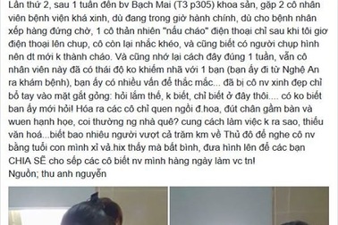 Dừng ký hợp đồng lao động nhân viên khoa Sản “buôn” điện thoại trong giờ làm việc