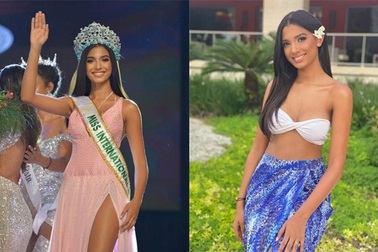 Nhan sắc bốc lửa của Hoa hậu Quốc tế Dominica