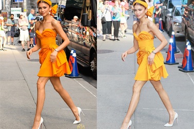 Sao phim Người nhện đẹp như mộng với váy vàng rực