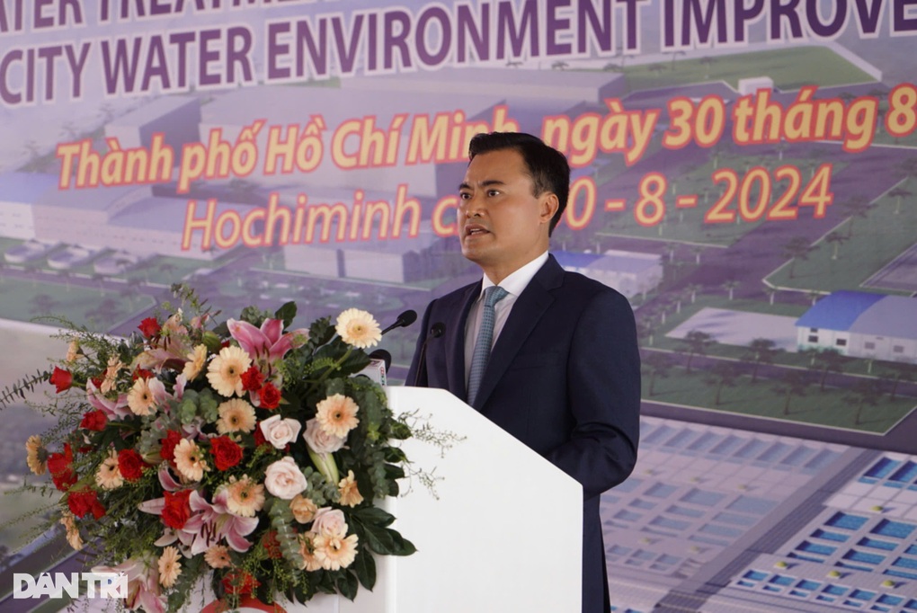 Khánh thành nhà máy xử lý nước thải lớn nhất TPHCM - 2 Khánh thành nhà máy xử lý nước thải lớn nhất TPHCM - 2