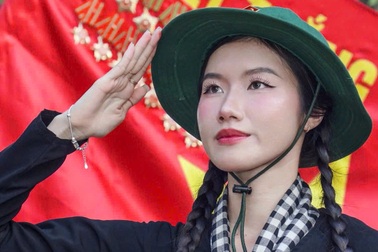 Nữ chiến sĩ xinh đẹp ở TPHCM hiếm hoi với 3 lần vinh dự tham gia diễu binh
