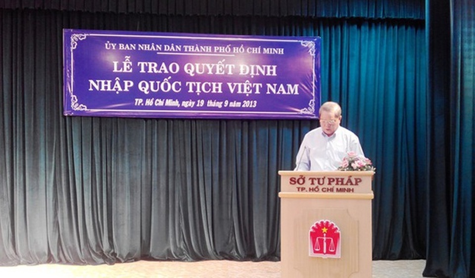 Bộ Tư pháp hướng dẫn thực hiện quy định mới nhất về Luật quốc tịch - 1 Bộ Tư pháp hướng dẫn thực hiện quy định mới nhất về Luật quốc tịch - 1