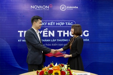 Nội thất Xuân Hòa ký hợp đồng hợp tác chiến lược với Novaon Communication