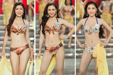 Thí sinh Hoa hậu Thế giới Việt Nam 2019 khoe dáng bốc lửa với bikini