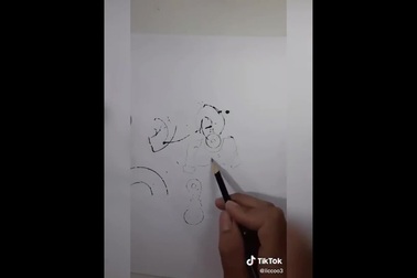 Họa sĩ vẽ tranh tuyệt đẹp từ những nét nguệch ngoạc