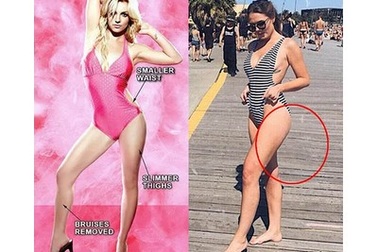 Chùm ảnh hài hước khi các ngôi sao “muối mặt” vì lỗi Photoshop