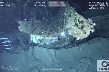 Phát hiện xác tàu chiến Mỹ bị đánh chìm 72 năm trước gần Trân Châu Cảng