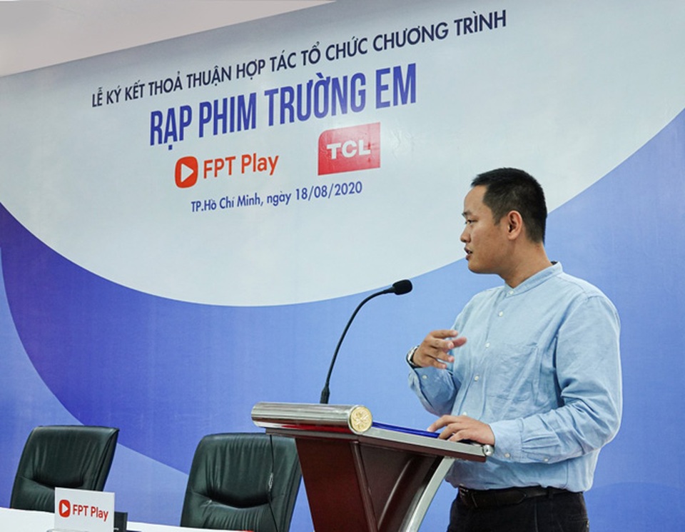 FPT Play và TCL Vietnam khởi động “Rạp Phim Trường Em” mùa 2 - 3 FPT Play và TCL Vietnam khởi động “Rạp Phim Trường Em” mùa 2 - 3