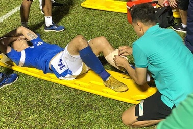 Chấn thương nặng, Hải Huy lỡ cơ hội đá vòng loại World Cup