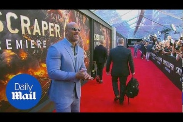 Dwayne Johnson quảng bá phim mới tại Mỹ