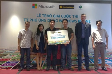 Microsoft Việt Nam trao 1 tỷ đồng cho ứng dụng Windows Phone xuất sắc