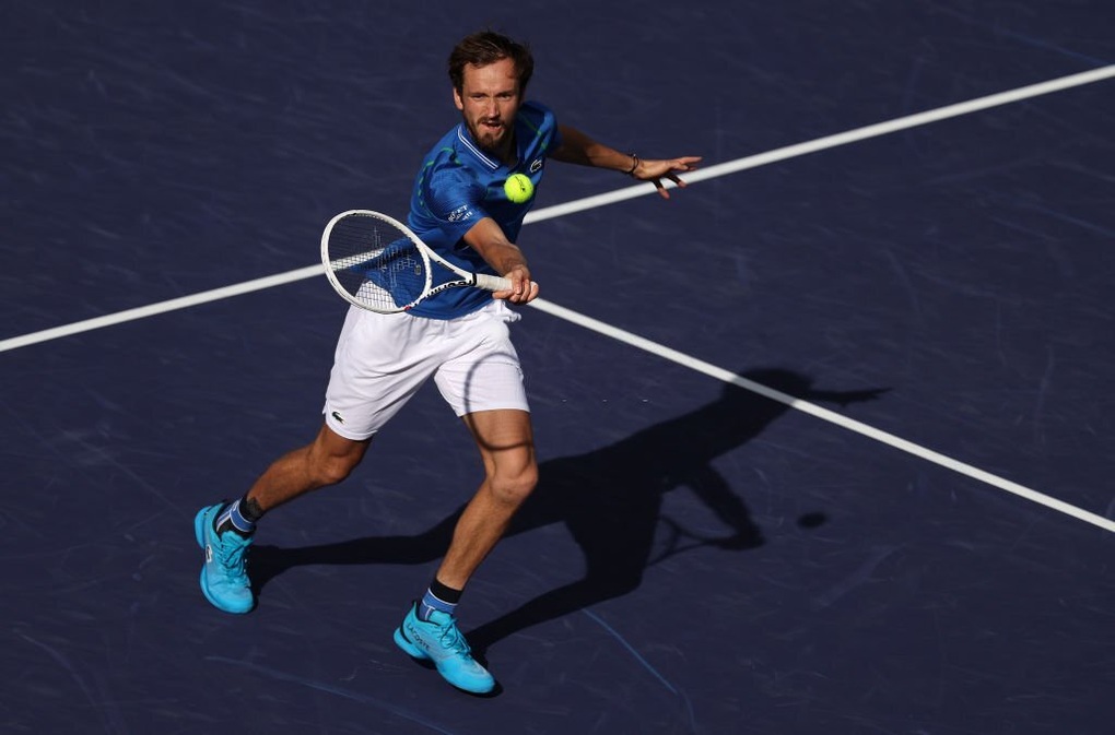 Medvedev lần đầu tiên vào bán kết Indian Wells - 2 Medvedev lần đầu tiên vào bán kết Indian Wells - 2