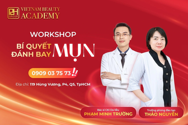 Chăm sóc da cùng workshop "Bí quyết đánh bay mụn"