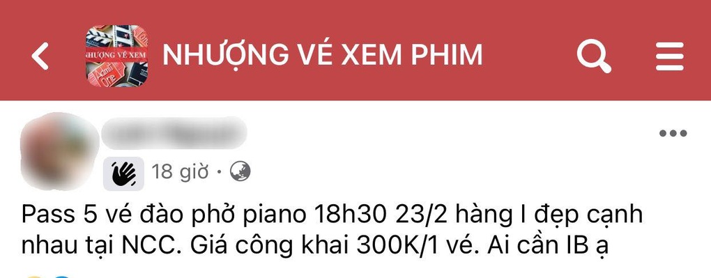 Phe vé rao 300.000 đồng/vé xem Đào, phở và piano, rạp quốc gia cảnh báo - 1