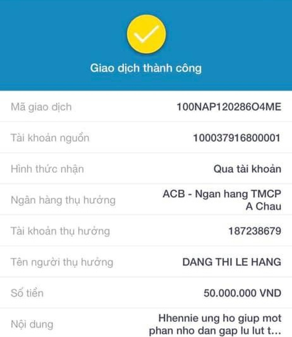 HHen Niê, Lê Thúy… hành động nhanh chóng để giúp đỡ bà con miền Trung - 4 HHen Niê, Lê Thúy… hành động nhanh chóng để giúp đỡ bà con miền Trung - 4