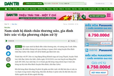 Loạt phóng sự điều tra của Báo Dân trí vào chung khảo giải báo chí Bạc Liêu