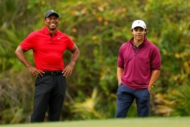 Tiger Woods và con trai tham dự PNC Championship 2024