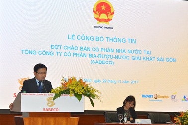 Thoái 53% vốn tại Sabeco, Bộ Công Thương tính thu về trên 100 ngàn tỷ đồng