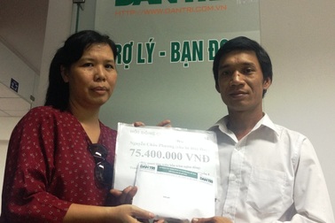 Hơn 75 triệu đồng đến với gia đình bé Đức Huy