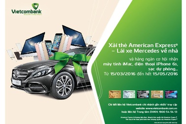 “Xài thẻ American Express® - Lái xe Mercedes về nhà”