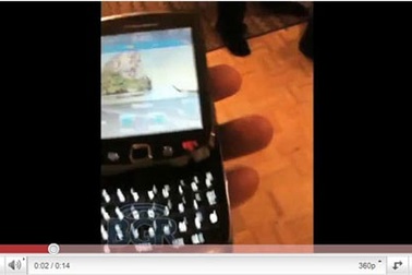 Rò rỉ video điện thoại BlackBerry trượt 