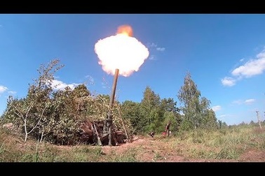 Video Nga khai hỏa hệ thống cối tự hành uy lực nhất thế giới