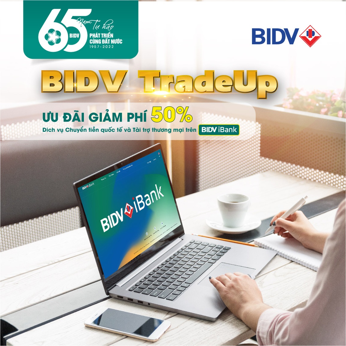 BIDV giảm 50% phí giao dịch tài trợ thương mại và chuyển tiền quốc tế trên iBank - 2 BIDV giảm 50% phí giao dịch tài trợ thương mại và chuyển tiền quốc tế trên iBank - 2