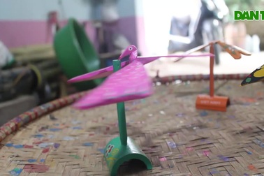 Độc đáo nghề làm chuồn tre Thạch Xá