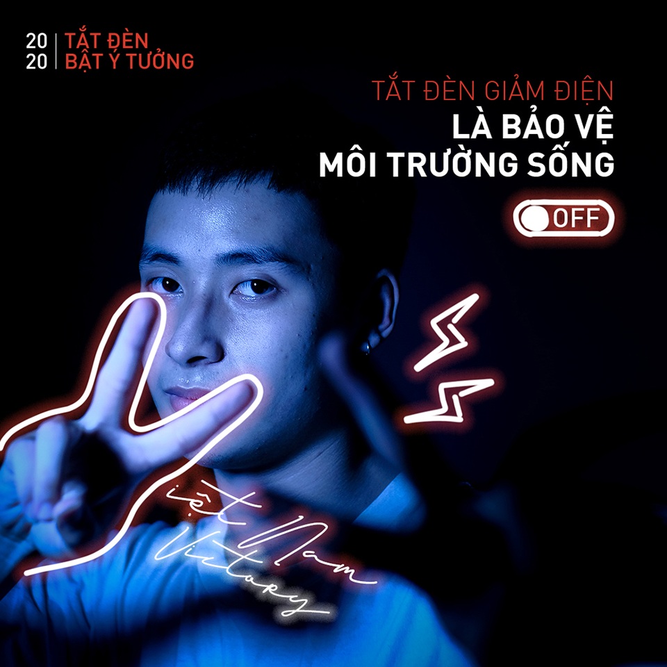 Bạn trẻ truyền thông điệp “Việt Nam chiến thắng” trong Giờ Trái đất khác lạ - 10 Bạn trẻ truyền thông điệp “Việt Nam chiến thắng” trong Giờ Trái đất khác lạ - 10