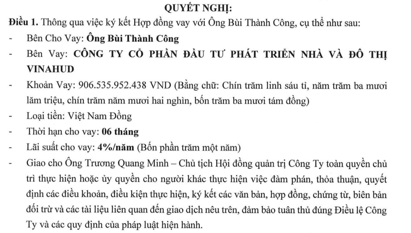 Một người cho chủ đầu tư KĐT mới Trung Hoà - Nhân Chính vay hơn 906 tỷ đồng - 1