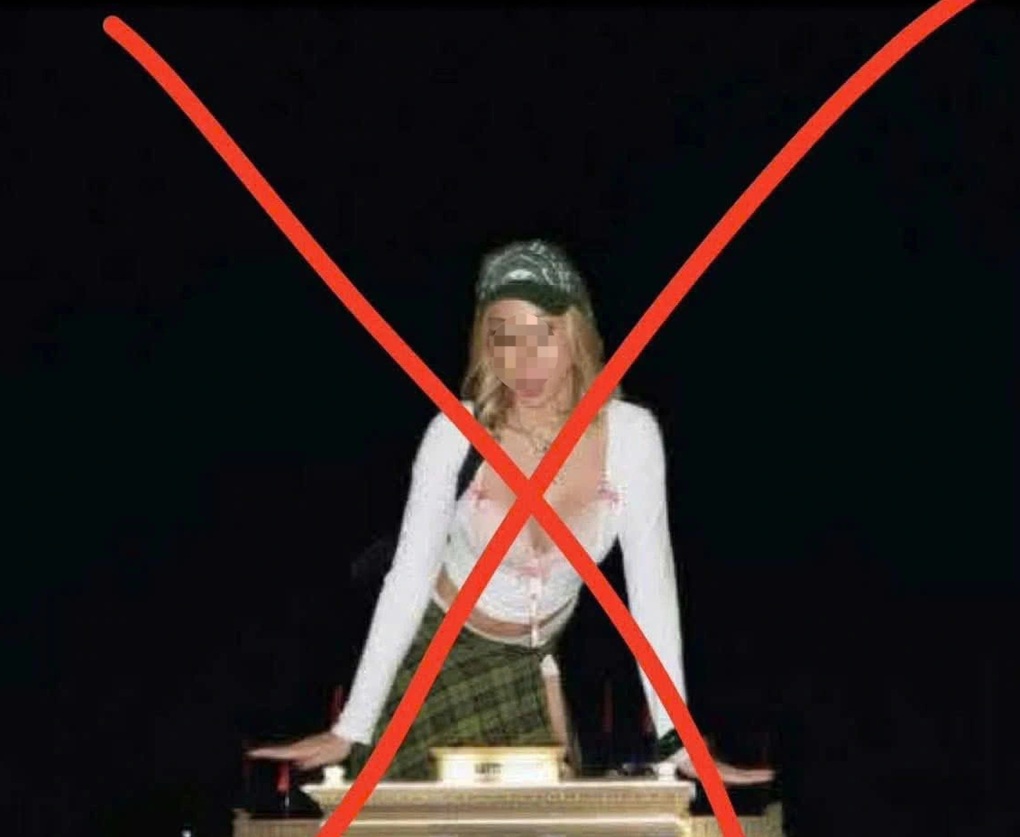 Nữ sinh ghép ảnh phản cảm trên Nhà hát Lớn, trường đại học lên tiếng - 1