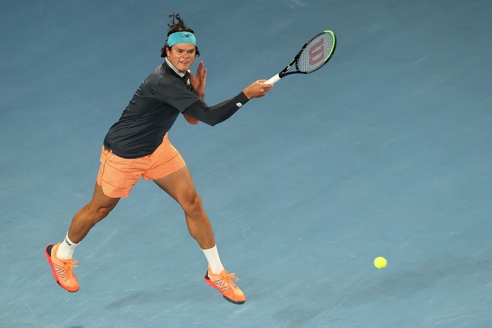 Australian Open: Djokovic vất vả vượt qua máy phát bóng Raonic - 2 Australian Open: Djokovic vất vả vượt qua máy phát bóng Raonic - 2