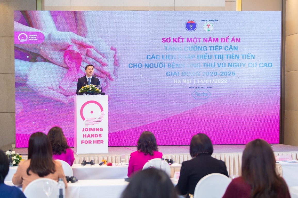 Nhiều bước tiến sau một năm thực hiện đề án ung thư vú - 1 Nhiều bước tiến sau một năm thực hiện đề án ung thư vú - 1