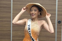 Kỳ Duyên mặc áo dài ở vòng phỏng vấn kín, sẵn sàng cho giai đoạn nước rút