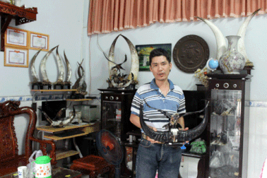 Độc đáo nghề “làm nail” sừng trâu, bò