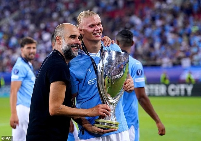 HLV Pep Guardiola tiết lộ điều bất ngờ sau khi giành Siêu cúp châu Âu | Báo  Dân trí