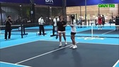 Pha bóng hy hữu tại giải pickleball báo Dân trí