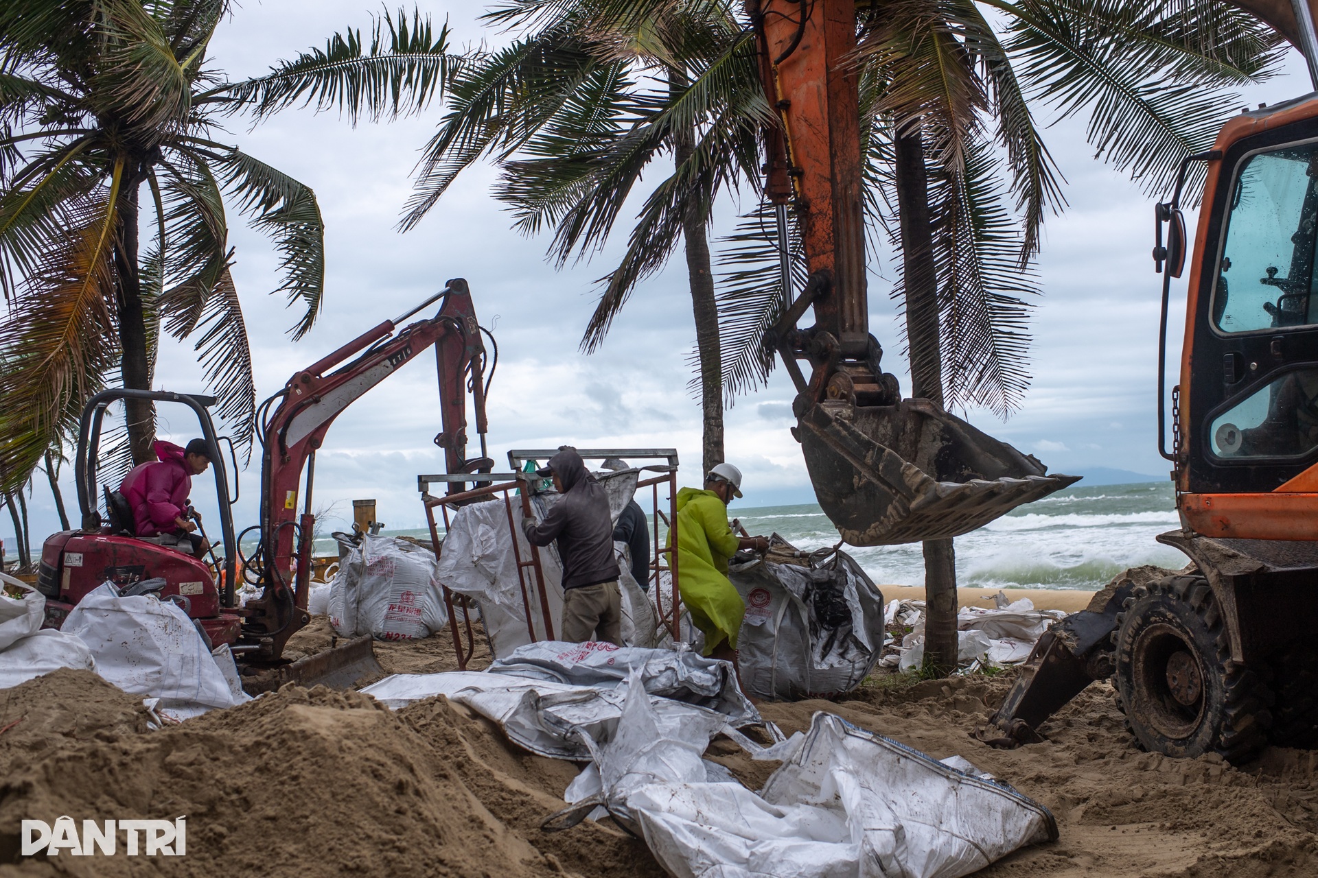 Người dân Cửa Đại chằng chống nhà cửa trước bão Kalmaegi - 11