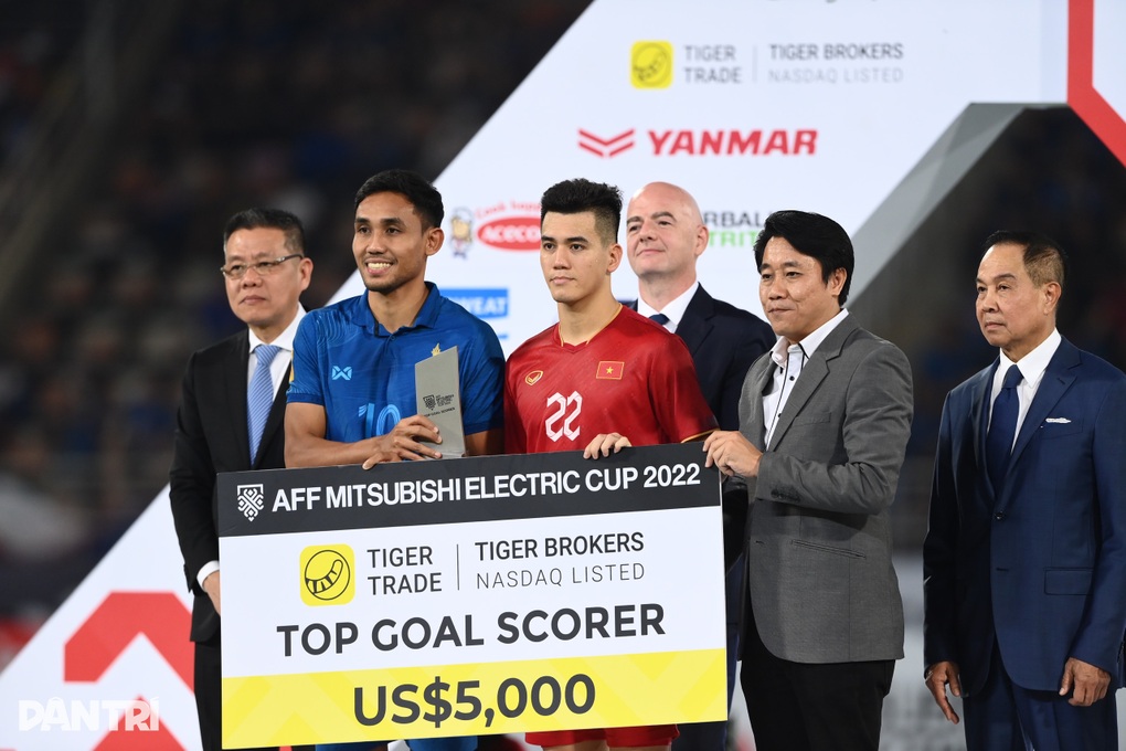 Tiến Linh giành Vua phá lưới, Theerathon xuất sắc nhất AFF Cup 2022 - 1 Tiến Linh giành Vua phá lưới, Theerathon xuất sắc nhất AFF Cup 2022 - 1