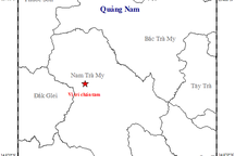 4 trận động đất liên tiếp trong sáng nay ở Quảng Nam