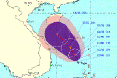 Áp thấp nhiệt đới mạnh lên thành bão số 2 