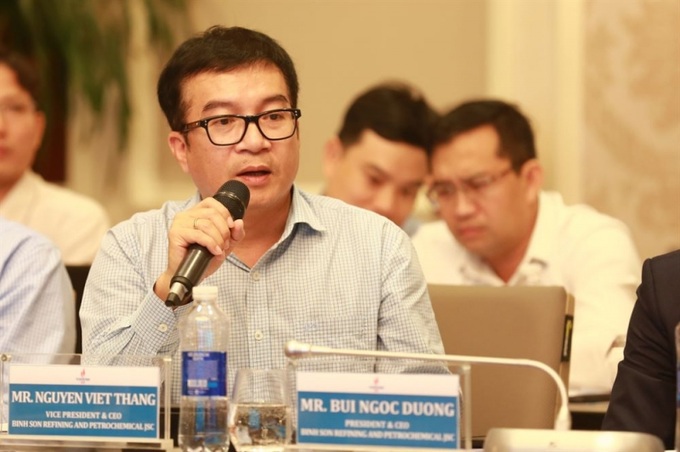 Phó Tổng Giám đốc BSR Nguyễn Việt Thắng phát biểu khai mạc Hội thảo.
