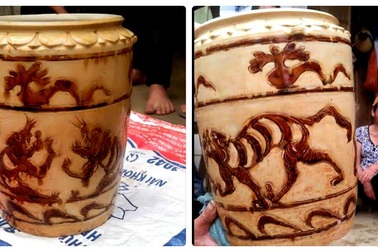 Cuốc cỏ đồi keo, phát hiện bình gốm nghi đồ cổ bán được 400 triệu đồng