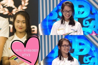 Nữ sinh cùng trường với "Siêu trí tuệ" Hà Việt Hoàng gây "sốt" Olympia