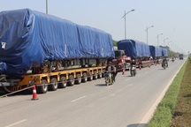 Hình ảnh đoàn tàu đầu tiên của đường sắt trên cao tại Hà Nội