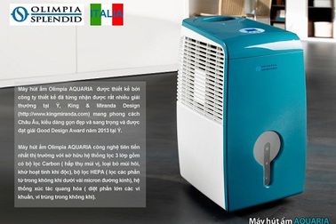 Máy hút ẩm Aquaria - Ngăn chặn bệnh tật cho người già và trẻ em 