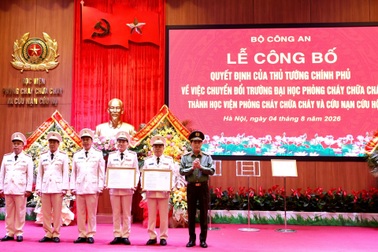 Trường Đại học Phòng cháy chữa cháy chuyển thành Học viện